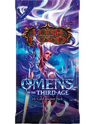 FLESH AND BLOOD TCG: OMENS OF THE THIRD AGE BOOSTER1
