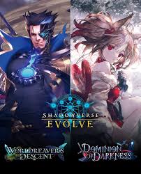 SHADOWVERSE EVOLVE: WORLDREAVER'S DESCENT & DOMINION OF DARKNESS COMBINED SET DISPLAY1