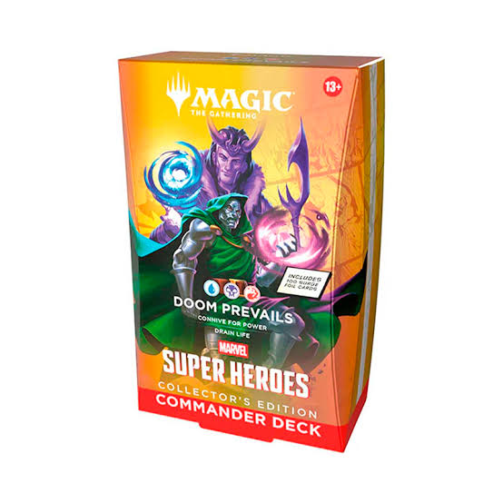 MTG: UNIVERSES BEYOND- MARVEL SUPER HEROES COMMANDER DECK, COLLECTOR - DOOM PREVAILS1