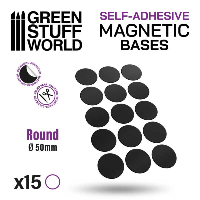 IMAN PRECORTADO / MAGNETIC PRECUT SIZES - ADHESIVE ROUND 50MM1