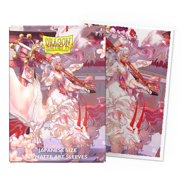 DRAGON SHIELD SLEEVES - JAPANESE MATTE - 'DEMON HUNTERS' ART (60 CT.)1