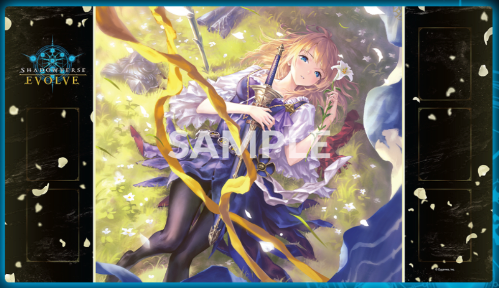 PLAYMAT: BUSHI SUPPLIES RUBBER PLAYMAT - SHADOWVERSE EVOLVE - JEANNE, BEACON OF SALVATION1