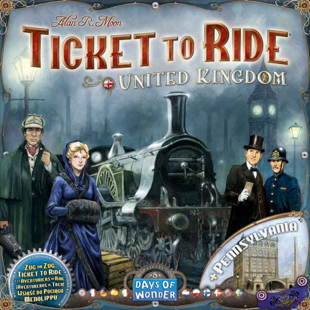 ¡AVENTUREROS AL TREN!: EXPANSION - REINO UNIDO Y PENNSYLVANIA (ESPAÑOL/INGLES)1