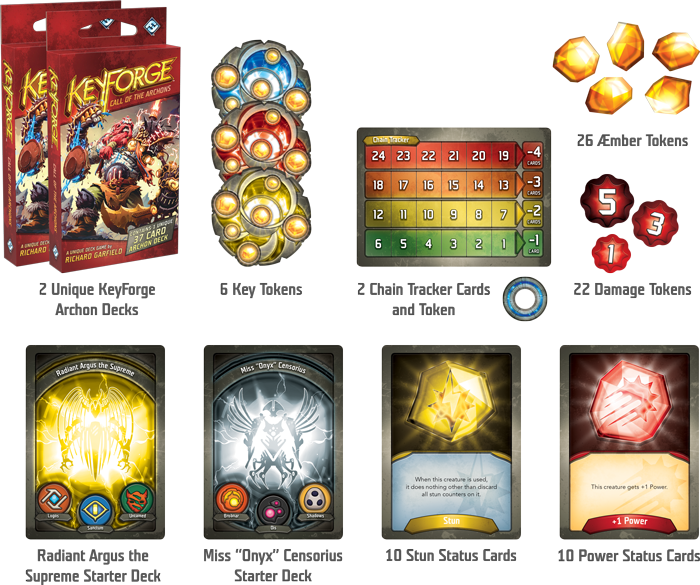 KEYFORGE: CALL OF THE ARCHONS - STARTER SET (INGLES)6