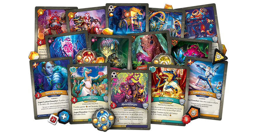 KEYFORGE: MUNDOS EN COLISION CAJA DE INICIO PARA 2 JUGADORES (ESPAÑOL)2