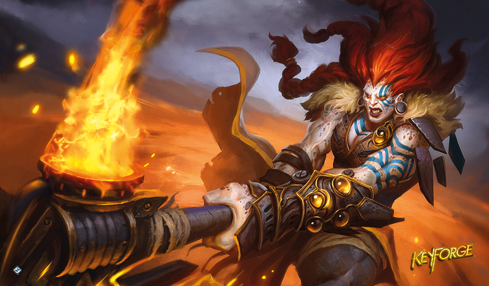 KEYFORGE BRUTE FORCE PLAYMAT1