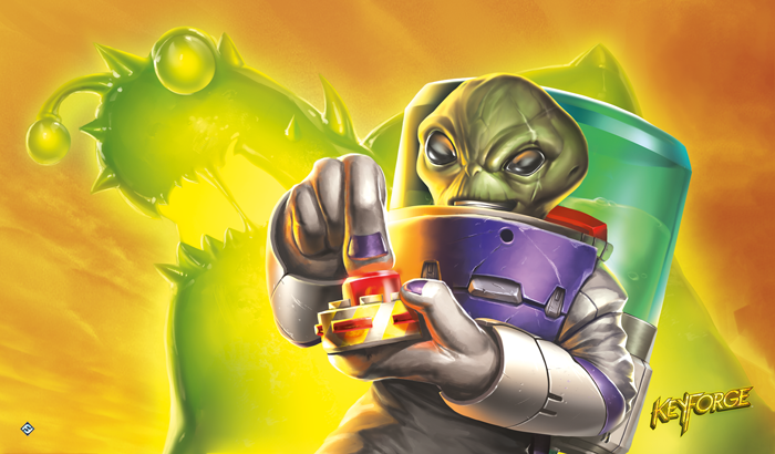 KEYFORGE MARTIAN MADNESS PLAYMAT1