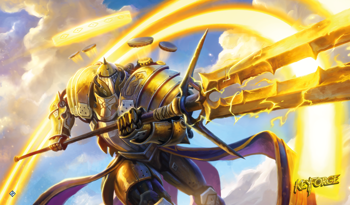 KEYFORGE RAIDING KNIGHT PLAYMAT1