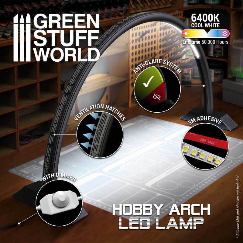 LAMPARA DE ARCO LED - DARTH BLACK1