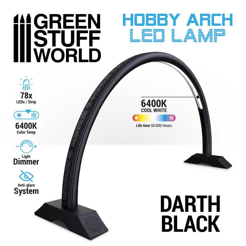 LAMPARA DE ARCO LED - DARTH BLACK2