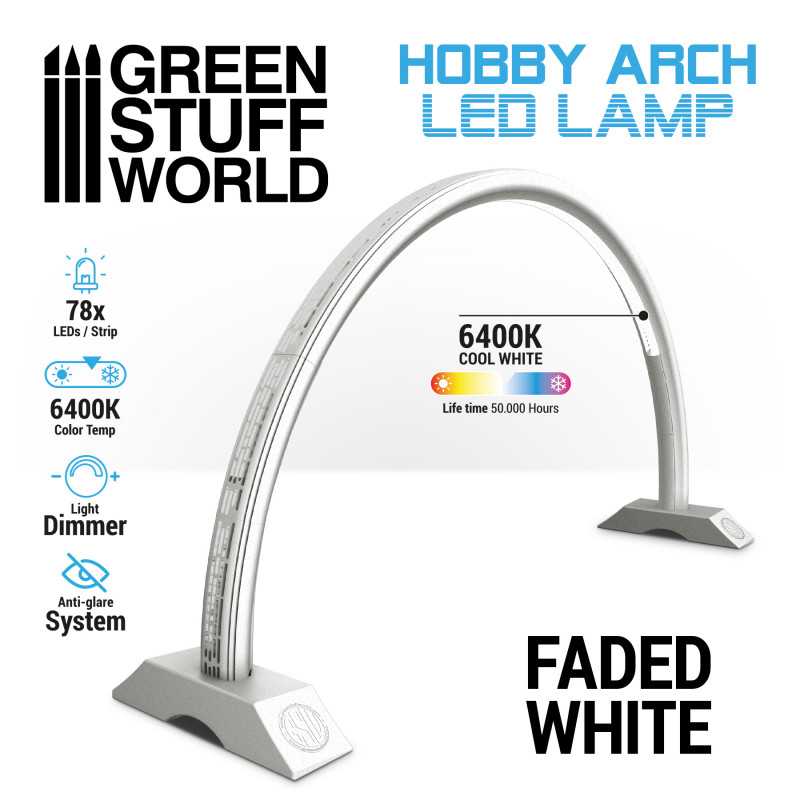 LAMPARA DE ARCO LED - FADED WHITE1