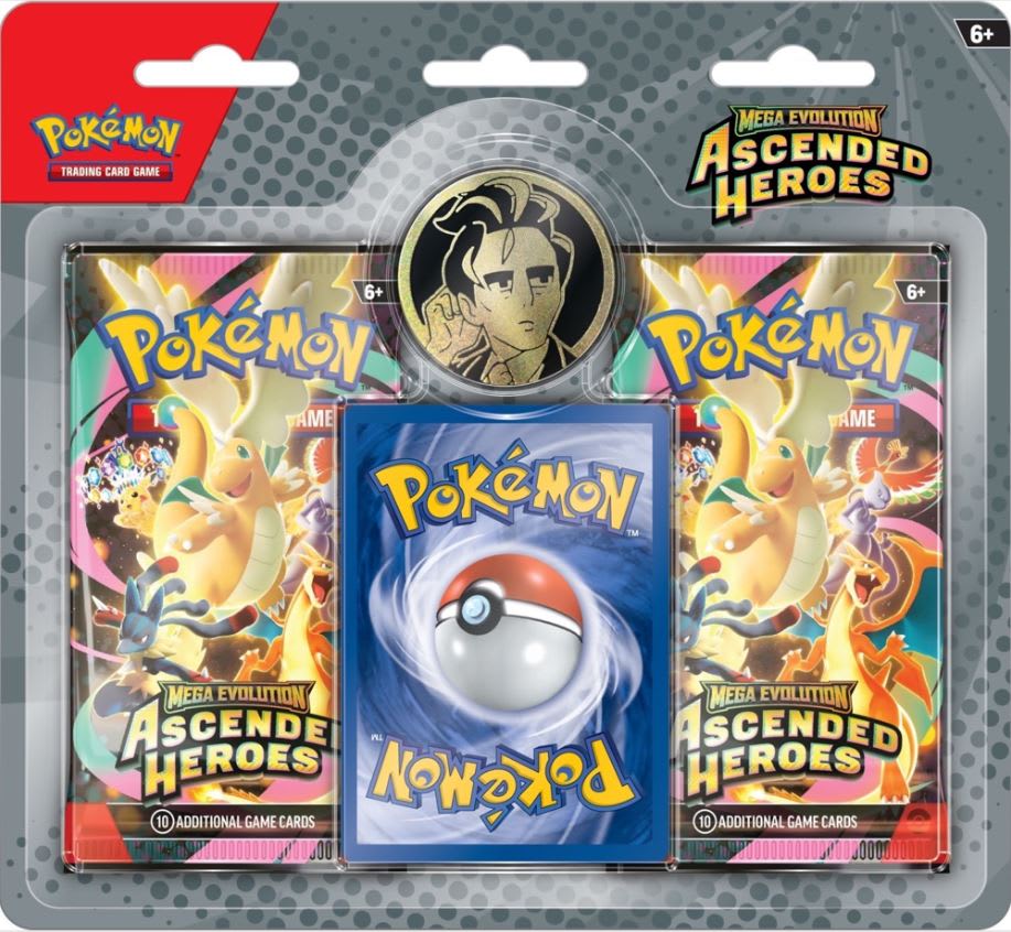 POKEMON TCG: MEGA EVOLUTION 02.5 ASCENDED HEROES- 2-PACK COLLECTION CASE (LARRY)1