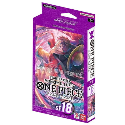 Starter Deck Purple Monkey D.Luffy Display (ST-18)1