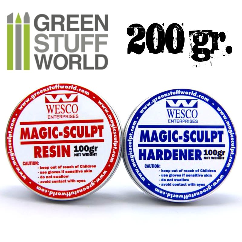 MAGIC-SCULPT RESIN-RESINA 200 GRS. (2 ENVASES DUALES 100 GRS.)2