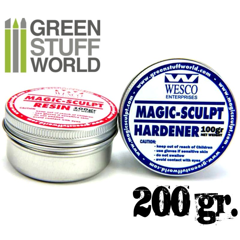 MAGIC-SCULPT RESIN-RESINA 200 GRS. (2 ENVASES DUALES 100 GRS.)1