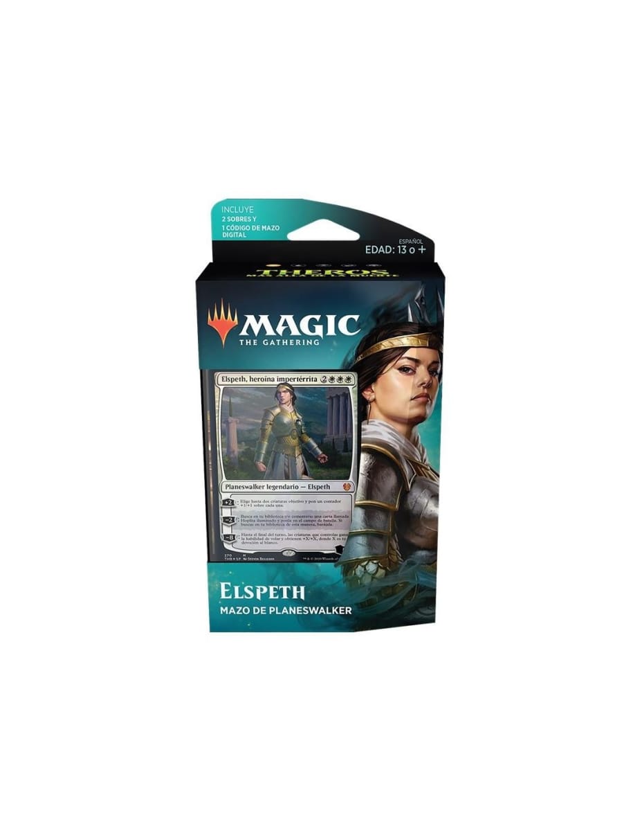 MTG THEROS MAS ALL DE LA MUERTE MAZO PLANESWALKER ELSPETH1