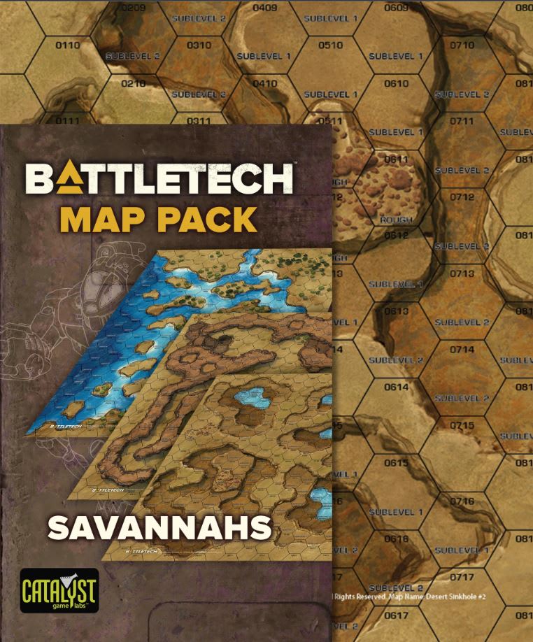 BATTLETECH: MAP PACK- SAVANNAH BUNDLE1
