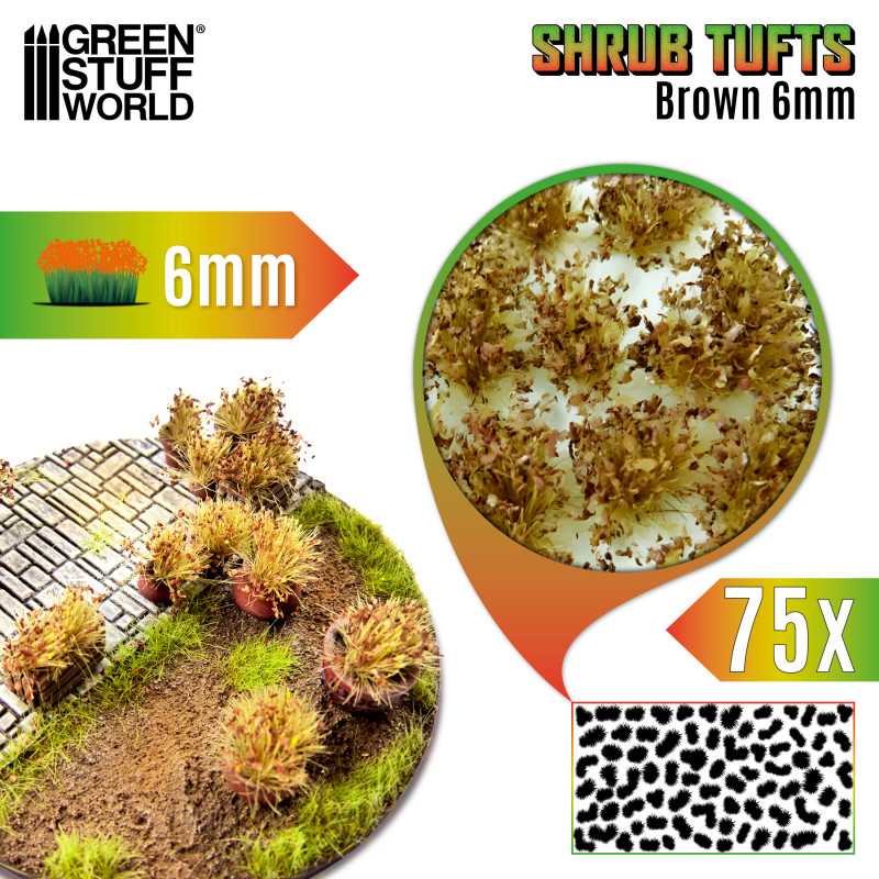 TUFTS MATORRAL - MARRON / BROWN SHRUB TUFT2