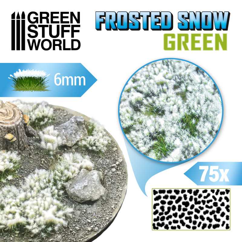 FROSTED TUFT SNOW GREEN - 6MM1