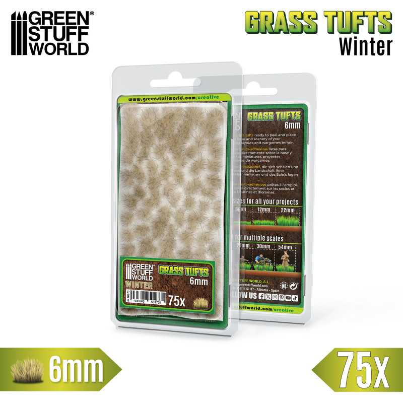 MATAS CESPED - TUFTS - 6 MM - BLANCO INVIERNO2