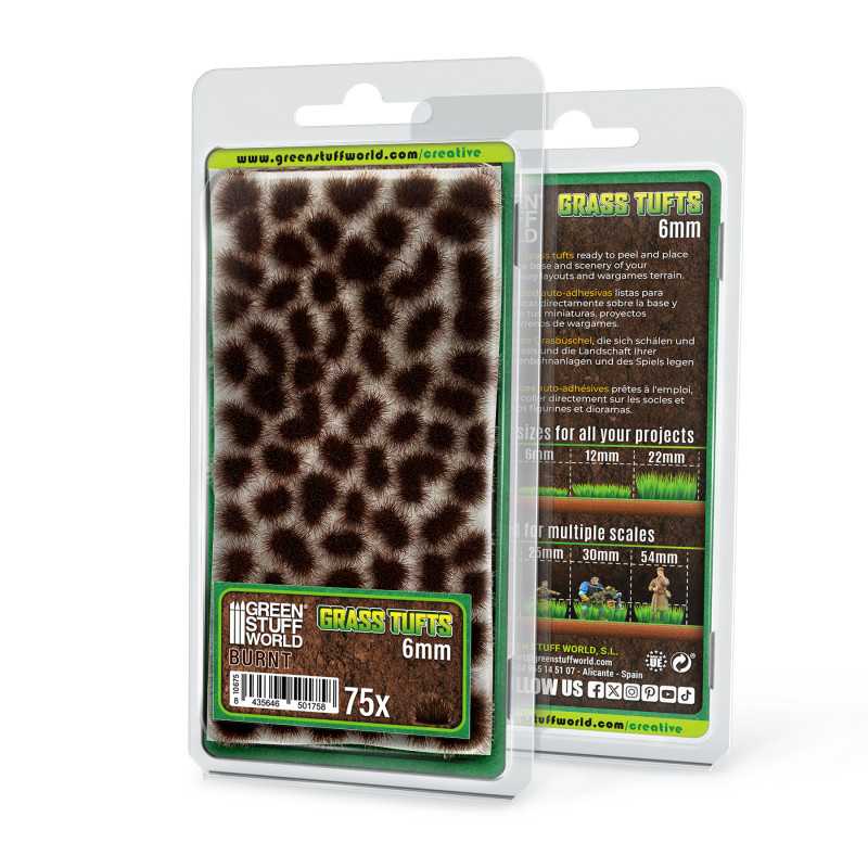 GRASS TUFTS XXL 6MM - BURNT2