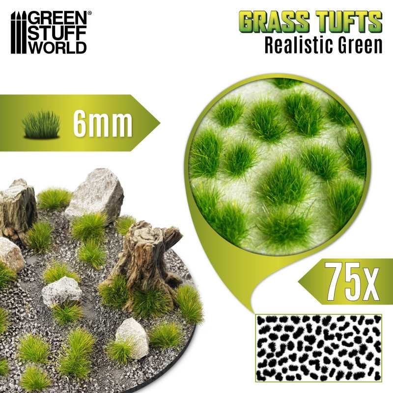 MATAS CESPED - TUFTS - 6 MM - VERDE REALISTA2