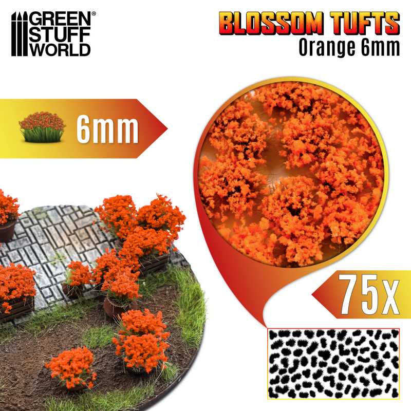 BLOSSOM TUFT - NARANJA/ORANGE2