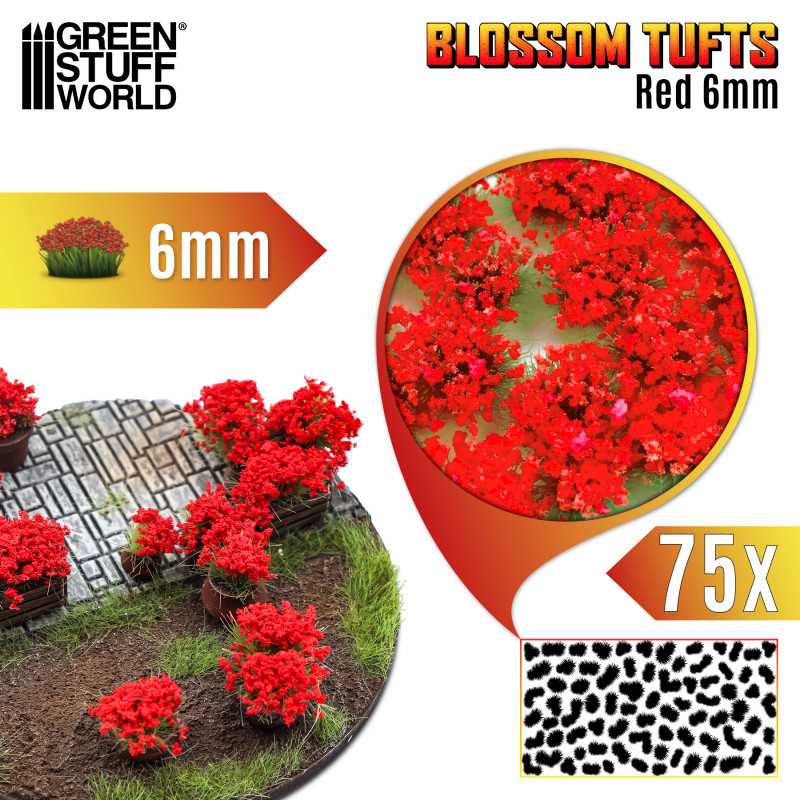 BLOSSOM TUFT - ROJO/RED2