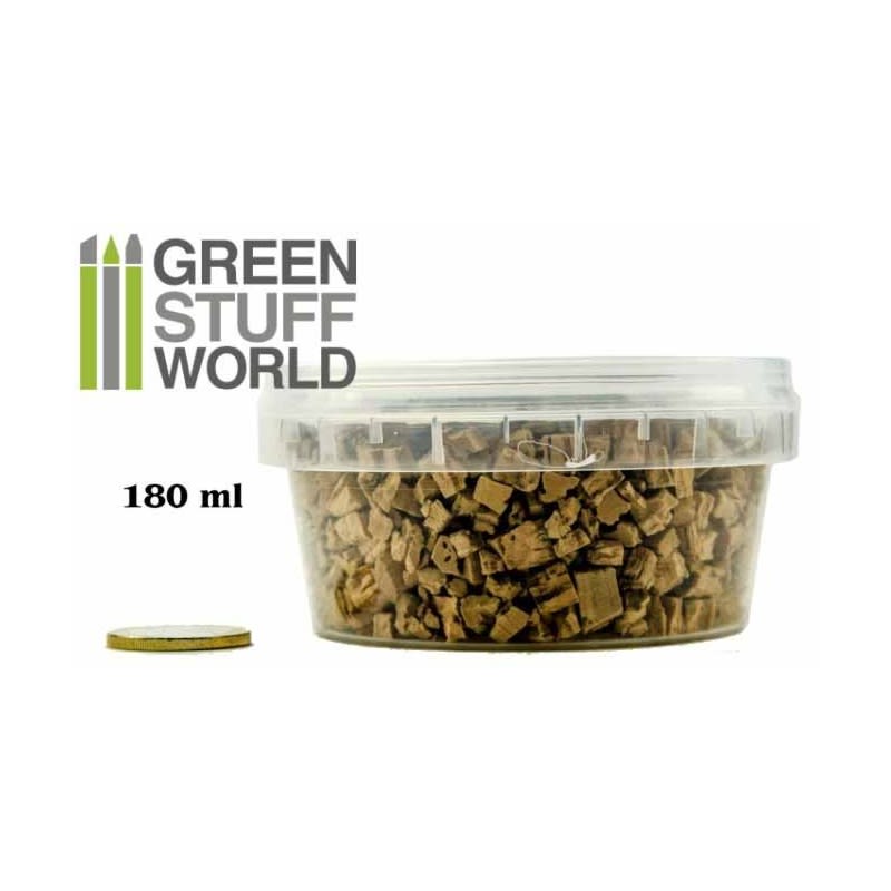 GRANULADO CORCHO GRUESO - ROCAS 2 - 8 MM - 180 ML - L2