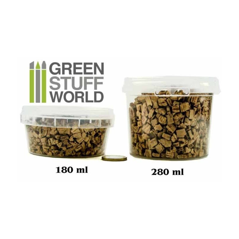 GRANULADO CORCHO GRUESO - ROCAS 2 - 8 MM - 180 ML - L3