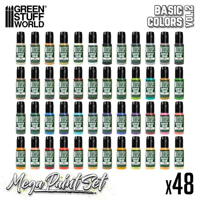 SET PINTURA BASICOS 2 / PAINT SET BASICS 2 (BOX X48)2