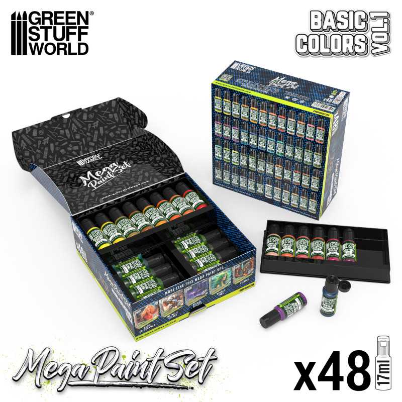 SET PINTURA BASICOS 1 / PAINT SET BASICS 1 (BOX X48)3