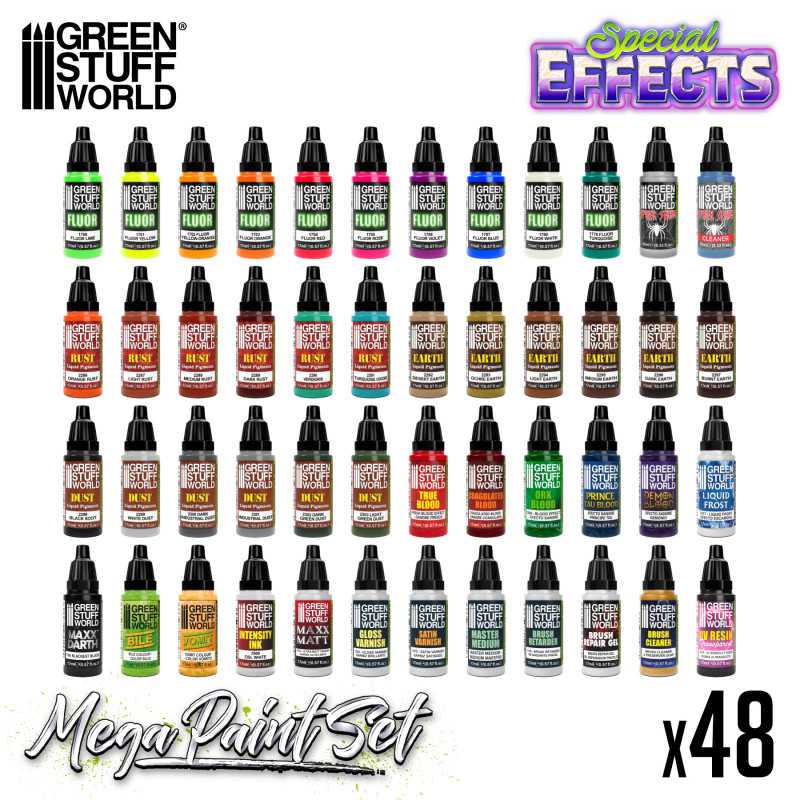 MEGA SET DE PINTURA - EFECTOS ESPECIALES1