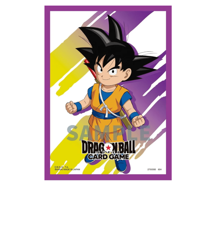 DBS TCG: FUSION WORLD OFFICIAL CARD SLEEVES 02 - SON GOKU (MINI)1