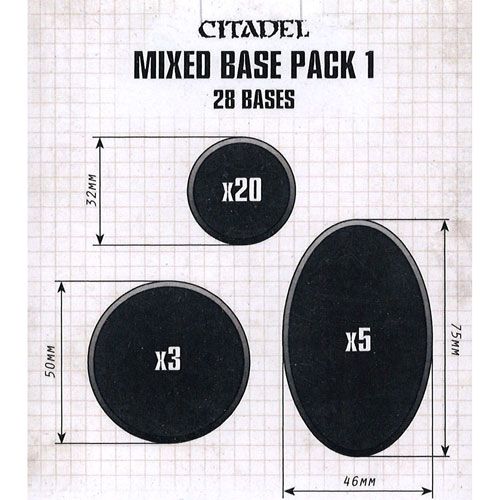 CITADEL MINIATURE BASES: MIXED BASE PACK 11