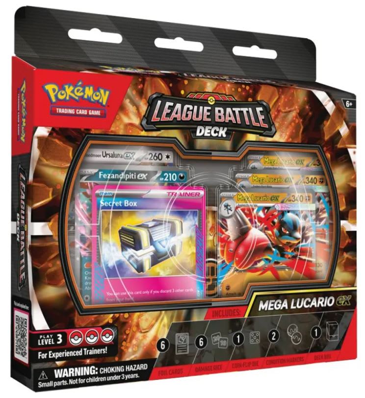 POKEMON TCG: MEGA LUCARIO EX LEAGUE BATTLE DECK1