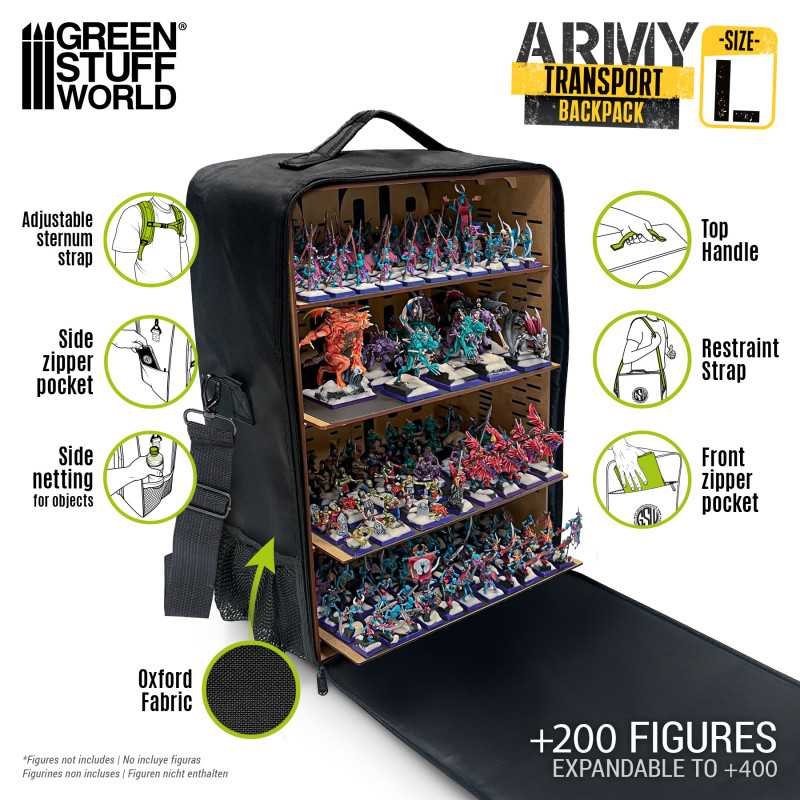 MOCHILA TRANSPORTE MINIATURAS - L3