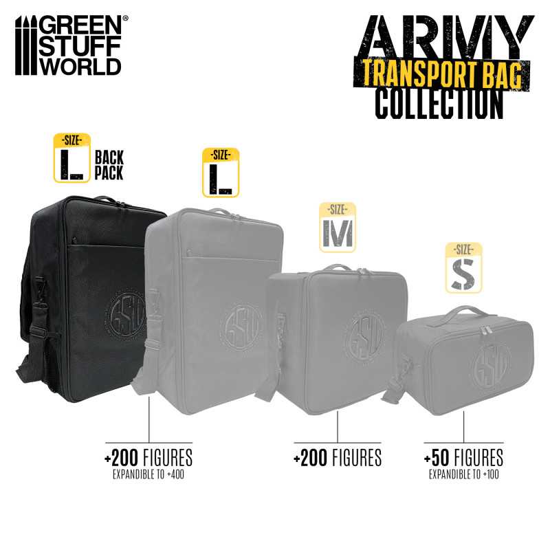 MOCHILA TRANSPORTE MINIATURAS - L1