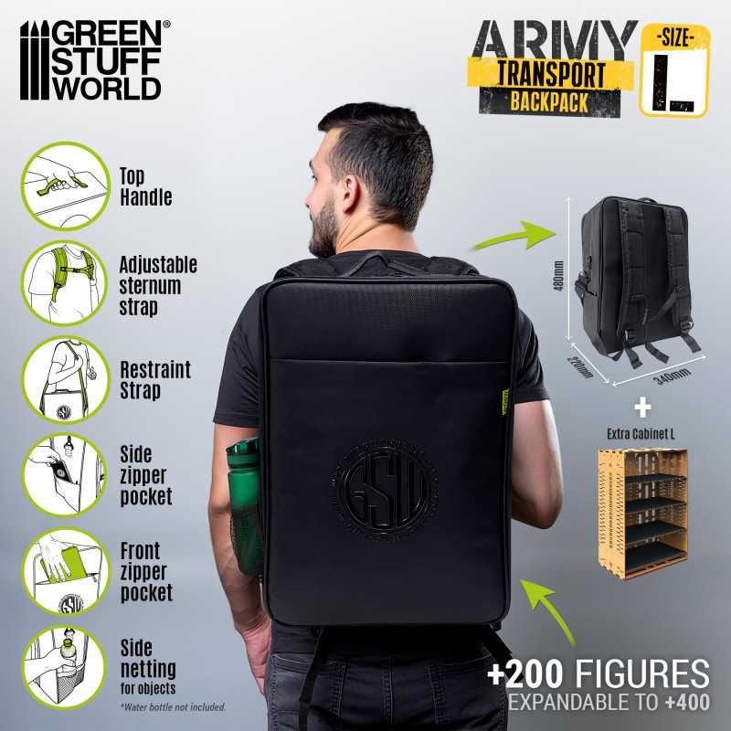 MOCHILA TRANSPORTE MINIATURAS - L4