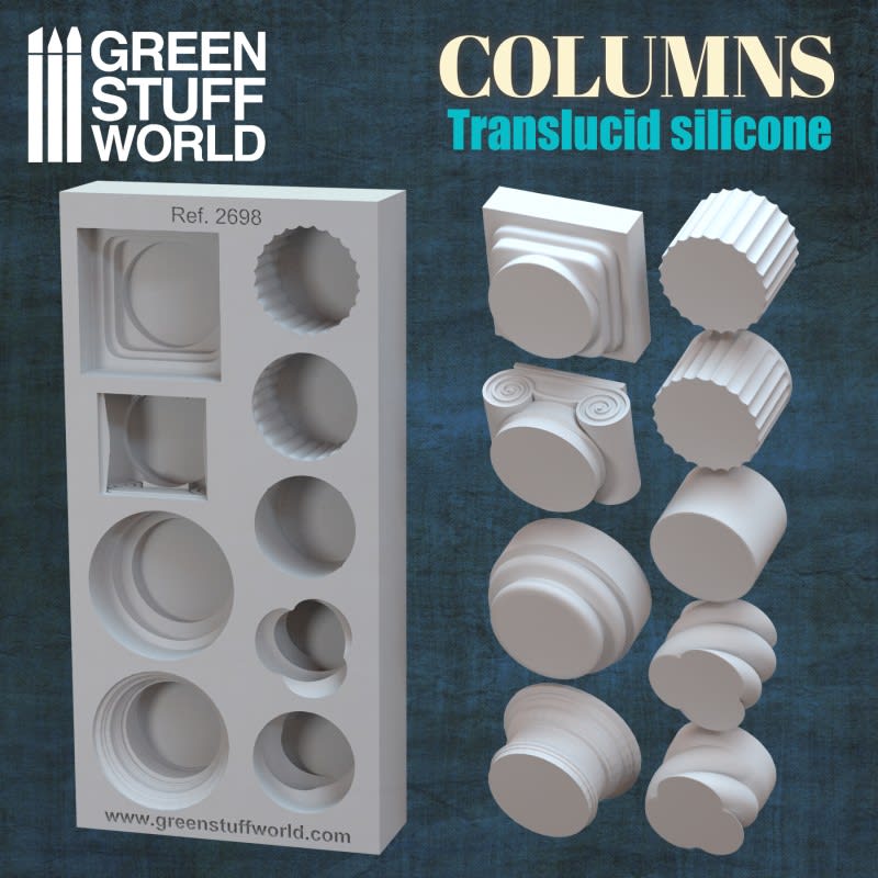 MOLDES DE SILICONA COLUMNAS1