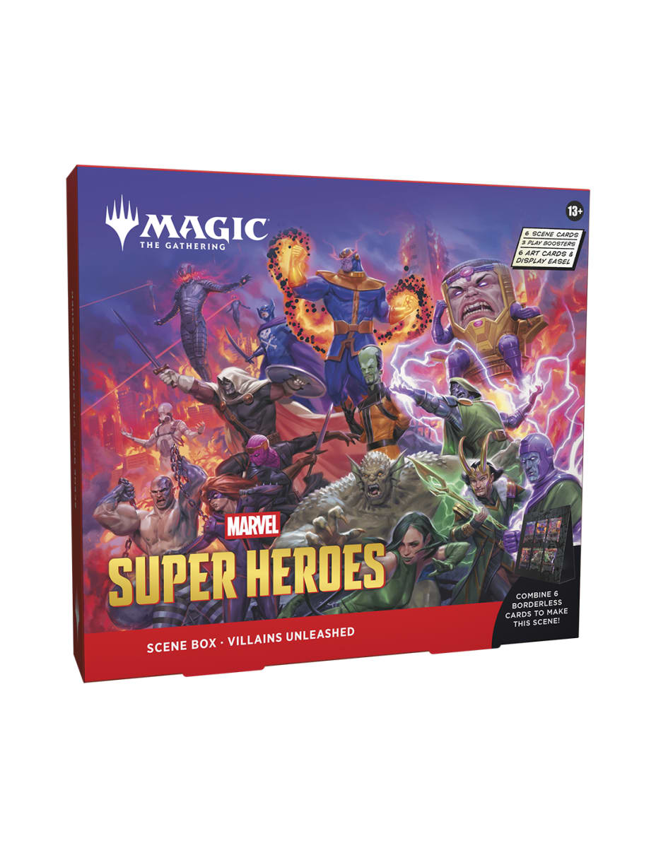 MTG: UNIVERSES BEYOND- MARVEL SUPER HEROES SCENE BOX - VILLAINS UNLEASHED1