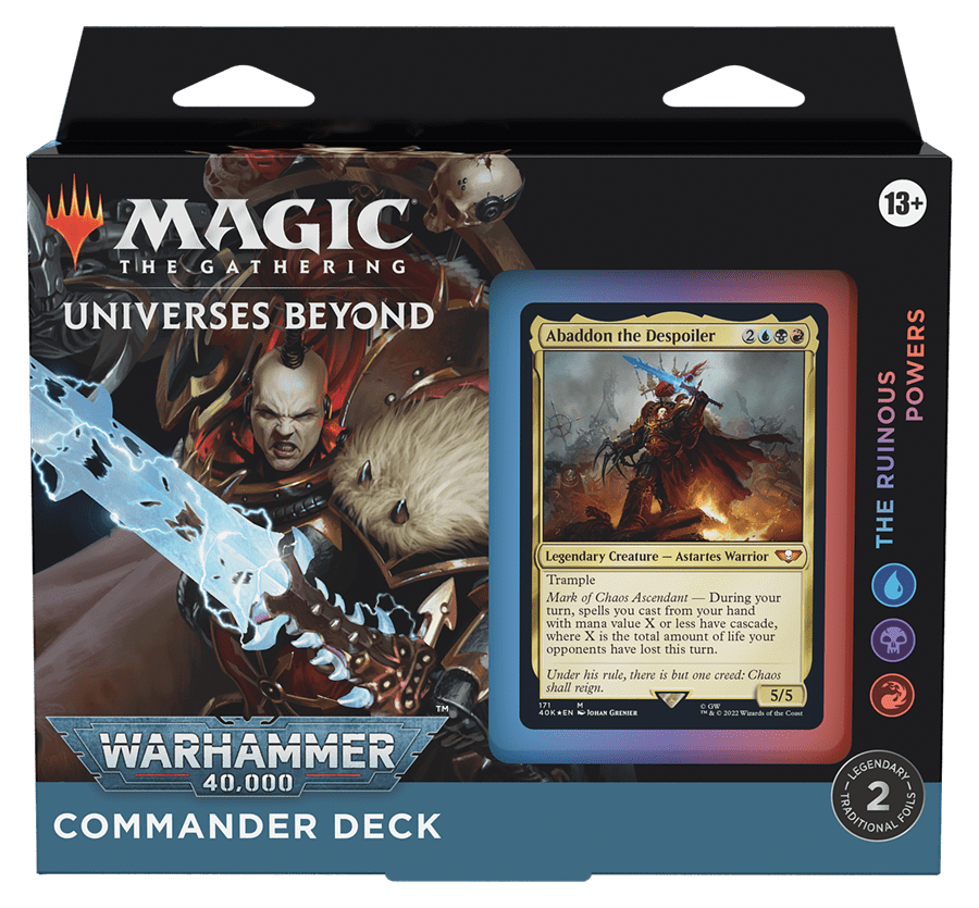 UNIVERSE BEYOND: WARHAMMER 40000 COMMANDER DECK (INGLES)1