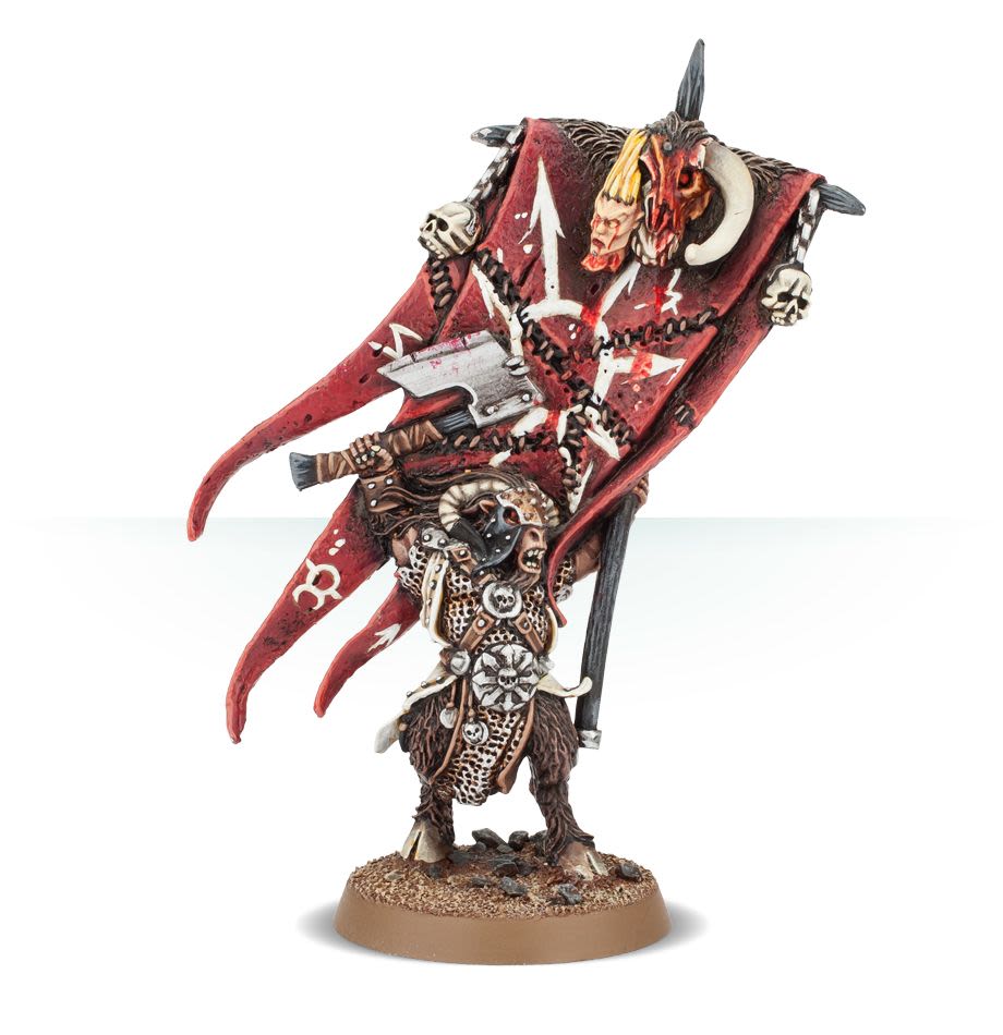 WARHAMMER LEGENDS: BEASTS OF CHWARGOR STANDARD BEARER (MADE TO ORDER)1