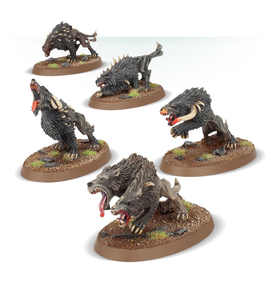 WARHAMMER LEGENDS: BEASTS OF CHCHAOS WARHOUNDS (MADE TO ORDER)1