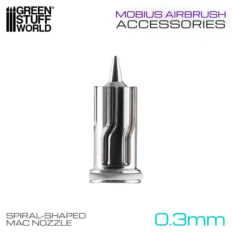 OBTURADOR AEROGRAFO / AIRBRUSH NOZZLE - MOBIUS 0.3MM1