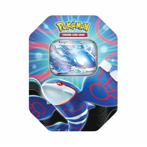 POKEMON TCG: SPANISH AZURE LEGENDS TIN KYOGRE EX1
