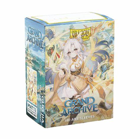 DRAGON SHIELD SLEEVES: STANDARD- MATTE GRAND ARCHIVE GUO JIA, HEAVEN S FAVORED (100 CT.)1