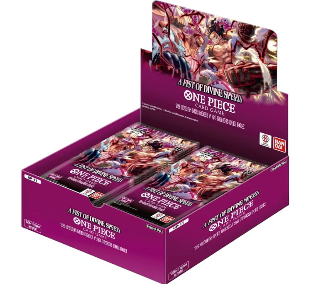 ONE PIECE TCG: A FIST OF DIVINE SPEED BOOSTER DISPLAY (OP-11)1