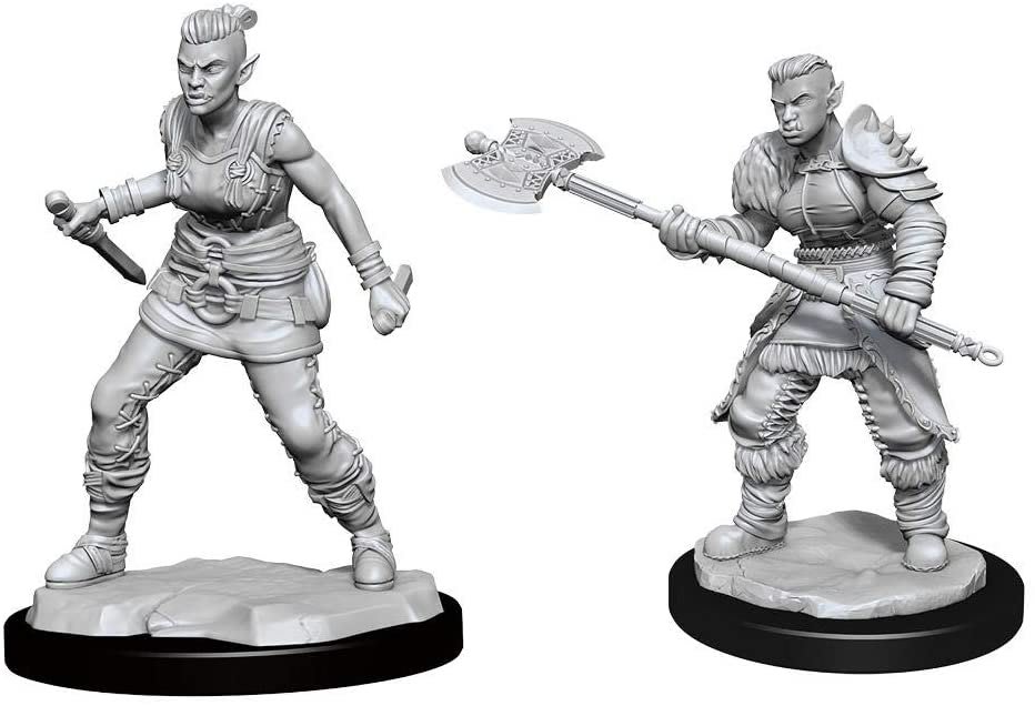 D&D NOLZUR'S MARVELOUS MINIATURES: ORC BARBARIAN FEMALE1