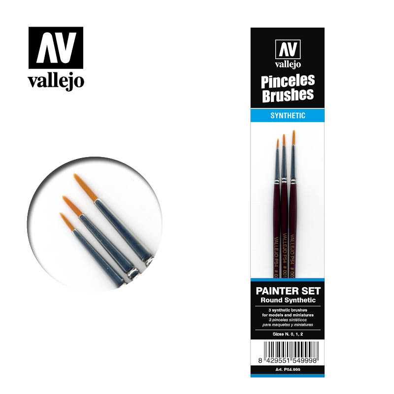 PAINTER SET (ROUND SYNTHETIC) (0, 1 & 2)1